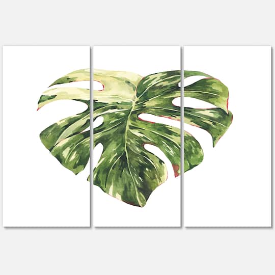 Designart - Tropical Green Leaves In Summer Times III